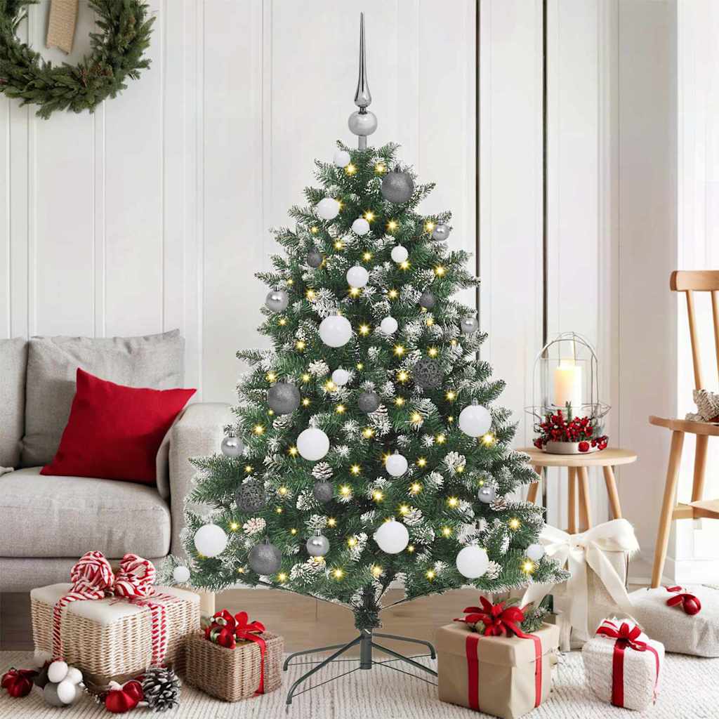 Artificial Christmas Tree with 150 LEDs Green 85 x 85 x 120 cm